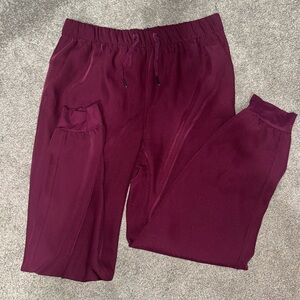 Maroon Jogger Pants